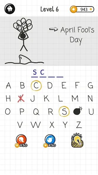 Hangman Words:Two Player Games [МОД: Меню, Бесконечные монеты и Открытые уровни] Screenshot 5