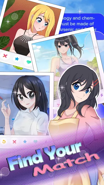 HaremKing - Waifu Dating Sim (ХаремКинг) [МОД: Бесконечные деньги, Монеты и Мега MOD] Screenshot 4