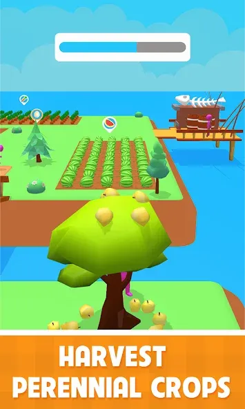 Family Farm Land 3D (Фарм Фэмили 3Д) [МОД: Меню, Бесконечные монеты и Открытые уровни] Screenshot 1