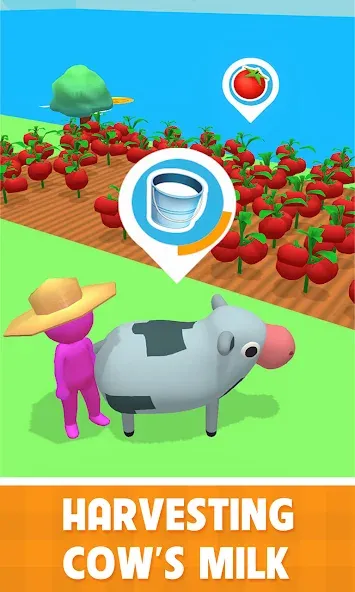 Family Farm Land 3D (Фарм Фэмили 3Д) [МОД: Меню, Бесконечные монеты и Открытые уровни] Screenshot 2