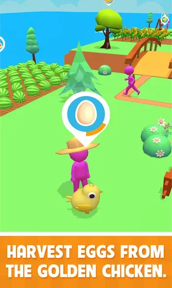 Family Farm Land 3D (Фарм Фэмили 3Д) [МОД: Меню, Бесконечные монеты и Открытые уровни] Screenshot 3