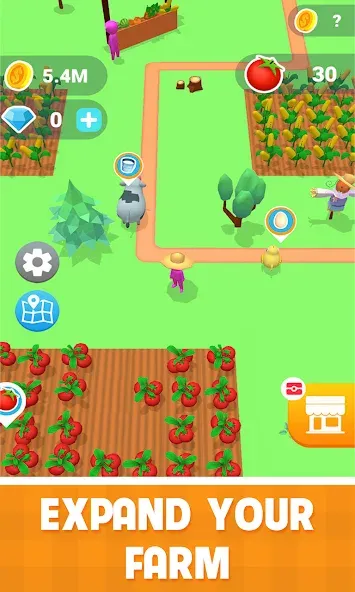 Family Farm Land 3D (Фарм Фэмили 3Д) [МОД: Меню, Бесконечные монеты и Открытые уровни] Screenshot 4