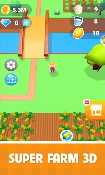 Family Farm Land 3D (Фарм Фэмили 3Д) [МОД: Меню, Бесконечные монеты и Открытые уровни] Screenshot 5