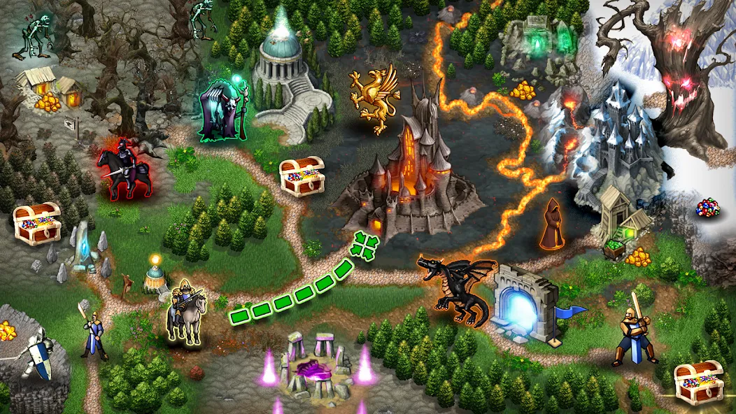 Magic World (Герои) [МОД: Деньги, Монеты и Меню MOD] Screenshot 1