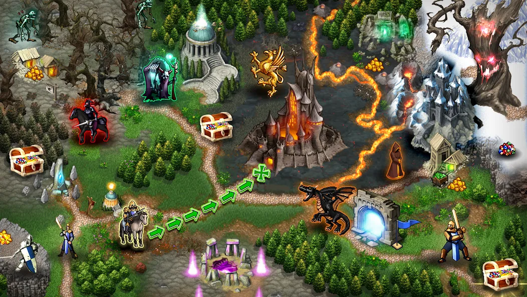Magic World (Герои) [МОД: Деньги, Монеты и Меню MOD] Screenshot 4