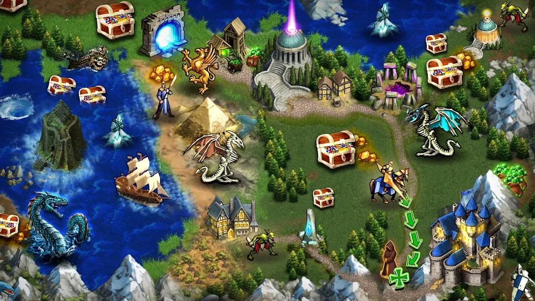 Magic World (Герои) [МОД: Деньги, Монеты и Меню MOD] Screenshot 5