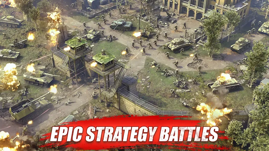 Heroes of War: Idle army game (Герои войны) [МОД: Меню, Бесконечные монеты и Открытые уровни] Screenshot 5