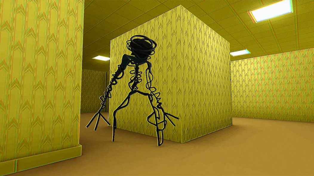 Hide in The Backrooms Nextbots (Спрятаться в комнате сзади) [МОД: Меню, Бесконечные монеты и Открытые уровни] Screenshot 1