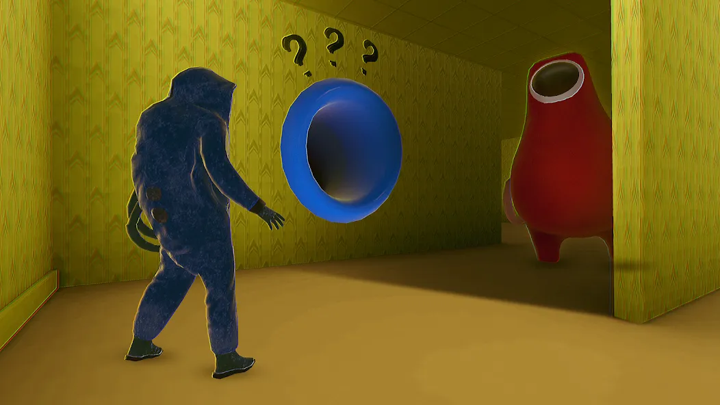 Hide in The Backrooms Nextbots (Спрятаться в комнате сзади) [МОД: Меню, Бесконечные монеты и Открытые уровни] Screenshot 4