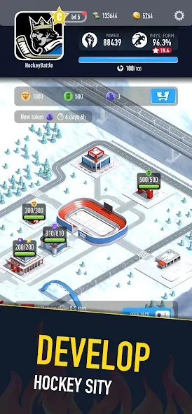 Hockey Battle 2 (Хоккей Батл 2) [МОД: Много денег, Монет и Все открыто] Screenshot 1