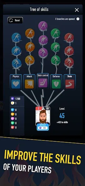 Hockey Battle 2 (Хоккей Батл 2) [МОД: Много денег, Монет и Все открыто] Screenshot 2