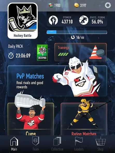 Hockey Battle 2 (Хоккей Батл 2) [МОД: Много денег, Монет и Все открыто] Screenshot 5