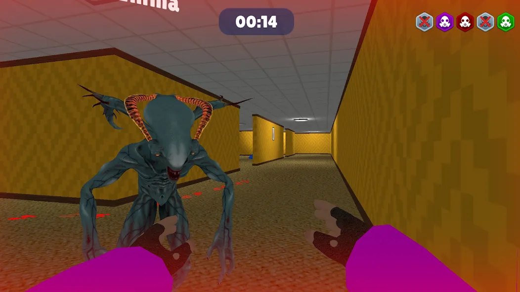 Horror Hide - Backrooms Escape (Хоррор Хайд) [МОД: Много монет, Открытые уровни и Мега MOD] Screenshot 1