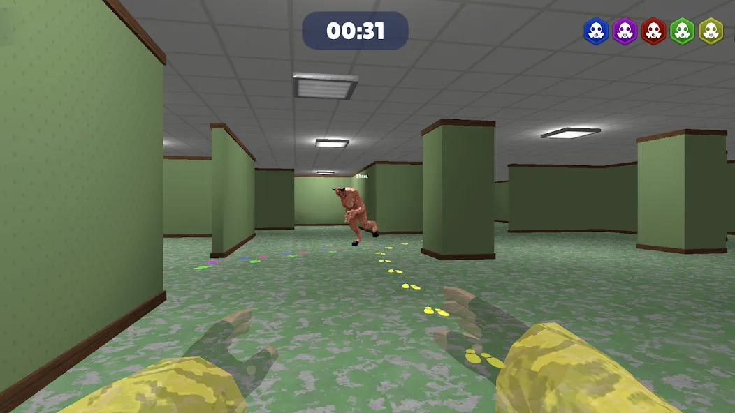 Horror Hide - Backrooms Escape (Хоррор Хайд) [МОД: Много монет, Открытые уровни и Мега MOD] Screenshot 5