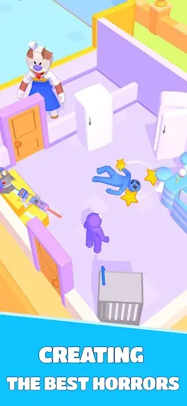 Horror Room: Scary Ufo Hotel [МОД: Все открыто, Дополнительные деньги и Меню MOD] Screenshot 1