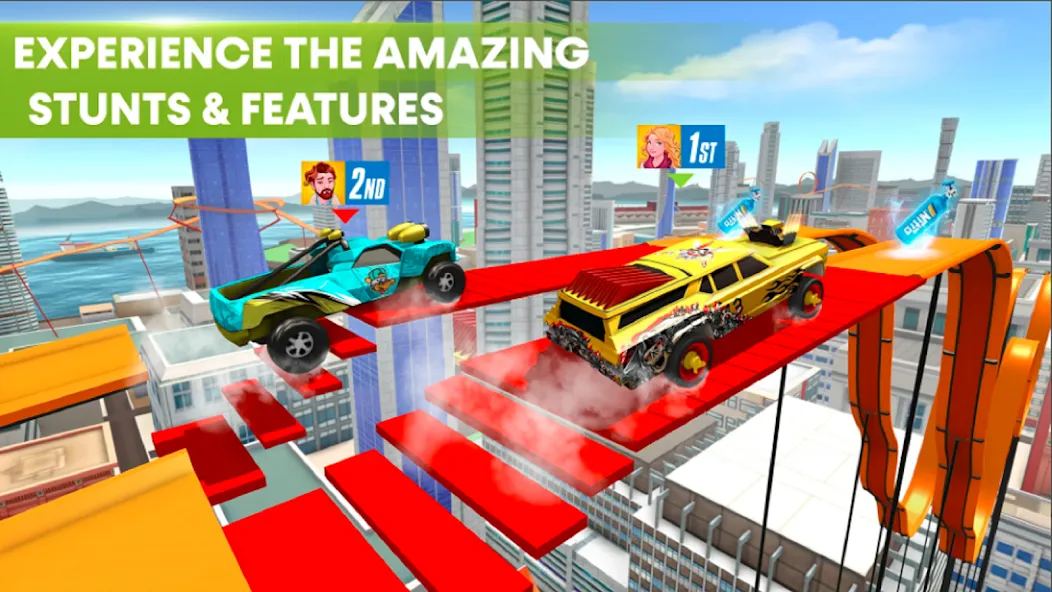 Race Off - Monster Truck Games [МОД: Все открыто, Дополнительные деньги и Меню MOD] Screenshot 2
