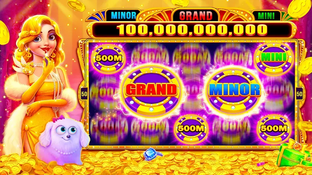 House of Fortune - Slots Vegas (Хаус оф Фортуне) [МОД: Меню, Бесконечные монеты и Открытые уровни] Screenshot 3