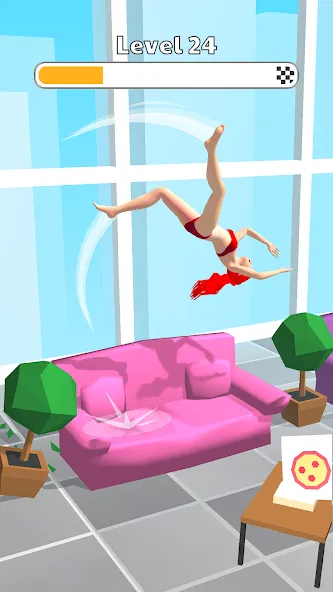 Human Flip: Jump Master Game (Хуман Флип) [МОД: Все открыто, Дополнительные деньги и Меню MOD] Screenshot 1