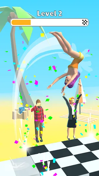 Human Flip: Jump Master Game (Хуман Флип) [МОД: Все открыто, Дополнительные деньги и Меню MOD] Screenshot 2