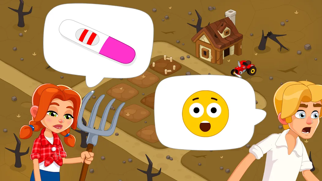 Idle Farm Game Offline Clicker [МОД: Бесконечные деньги, Монеты и Мега MOD] Screenshot 1