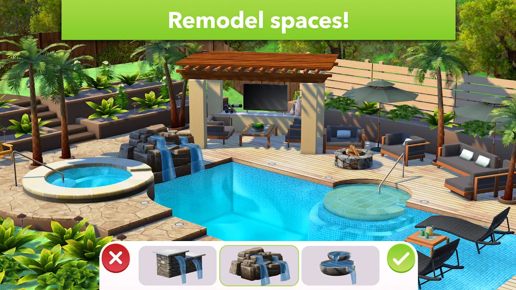 Home Design Makeover (Хоум Дизайн Мейковер) [МОД: Деньги, Монеты и Меню MOD] Screenshot 1
