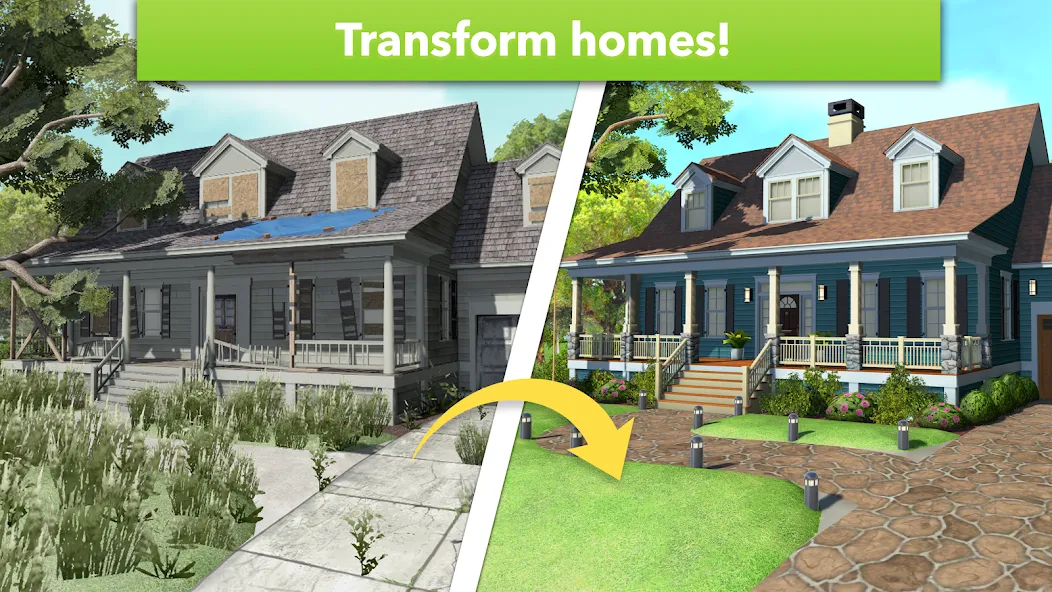 Home Design Makeover (Хоум Дизайн Мейковер) [МОД: Деньги, Монеты и Меню MOD] Screenshot 2