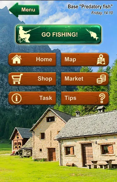 Fishing Baron - fishing game [МОД: Все открыто, Дополнительные деньги и Меню MOD] Screenshot 1