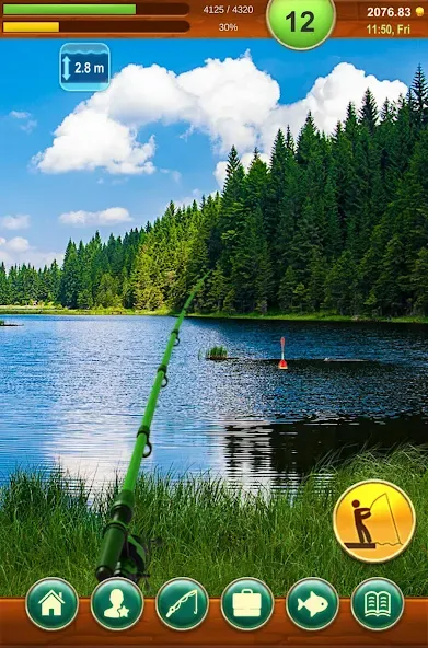 Fishing Baron - fishing game [МОД: Все открыто, Дополнительные деньги и Меню MOD] Screenshot 2
