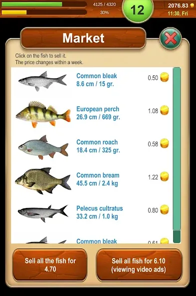 Fishing Baron - fishing game [МОД: Все открыто, Дополнительные деньги и Меню MOD] Screenshot 5