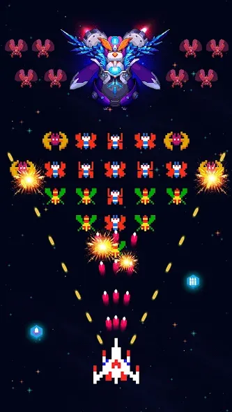 Falcon Squad - Galactica (Фалькон Сквад) [МОД: Бесконечные деньги, Монеты и Мега MOD] Screenshot 1