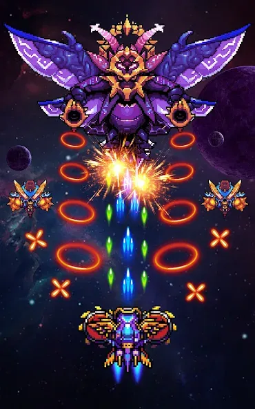 Falcon Squad - Galactica (Фалькон Сквад) [МОД: Бесконечные деньги, Монеты и Мега MOD] Screenshot 3