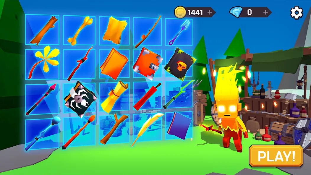 Magica.io - Battle Royale [МОД: Много денег, Монет и Все открыто] Screenshot 5