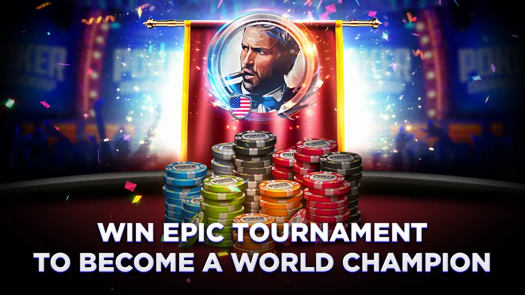 Poker Championship - Holdem (Покер Чемпионат) [МОД: Меню, Бесконечные монеты и Открытые уровни] Screenshot 5