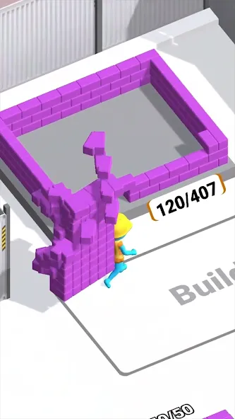 Pro Builder 3D (Про Билдер 3Д) [МОД: Все открыто, Дополнительные деньги и Меню MOD] Screenshot 1