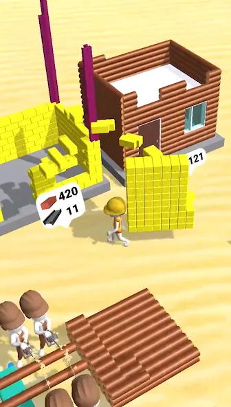 Pro Builder 3D (Про Билдер 3Д) [МОД: Все открыто, Дополнительные деньги и Меню MOD] Screenshot 4