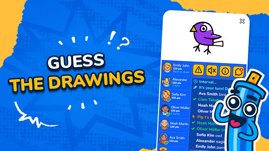 Gartic.io - Draw, Guess, WIN [МОД: Много денег, Монет и Все открыто] Screenshot 1