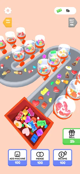 Dessert Factory Idle (Дизерт Фактори Айдл) [МОД: Меню, Бесконечные монеты и Открытые уровни] Screenshot 3