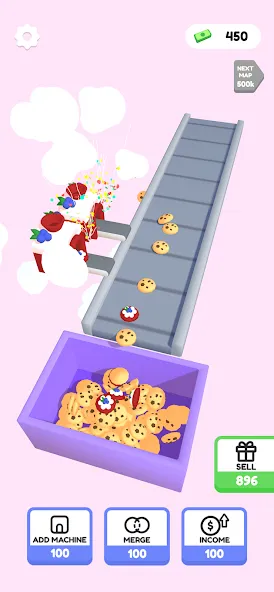 Dessert Factory Idle (Дизерт Фактори Айдл) [МОД: Меню, Бесконечные монеты и Открытые уровни] Screenshot 4