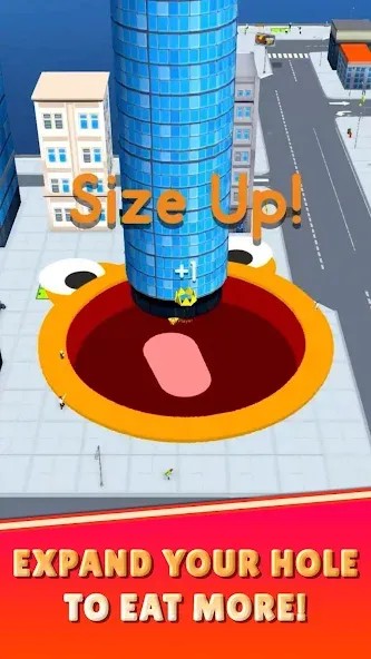 Hole.io [МОД: Все открыто, Дополнительные деньги и Меню MOD] Screenshot 2