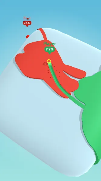 Paper.io 3D [МОД: Много монет, Открытые уровни и Мега MOD] Screenshot 3