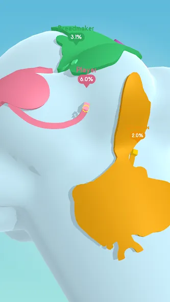 Paper.io 3D [МОД: Много монет, Открытые уровни и Мега MOD] Screenshot 5