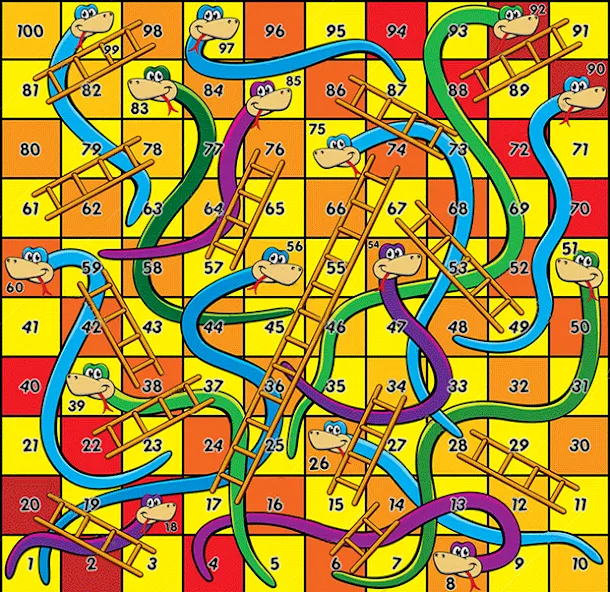 Snake and ladder (Змеи и лестницы) [МОД: Бесконечные деньги, Монеты и Мега MOD] Screenshot 3