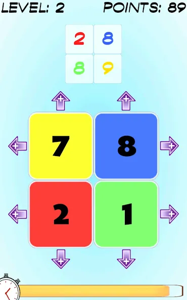 Squademath - numbers challenge (Скуадематх) [МОД: Все открыто, Дополнительные деньги и Меню MOD] Screenshot 1