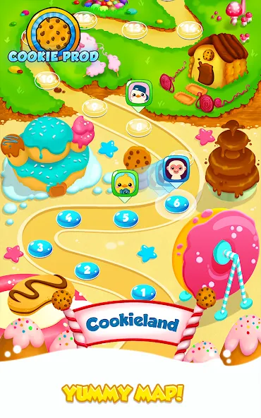 Cookie Clickers 2 (С  2) [МОД: Меню, Бесконечные монеты и Открытые уровни] Screenshot 4