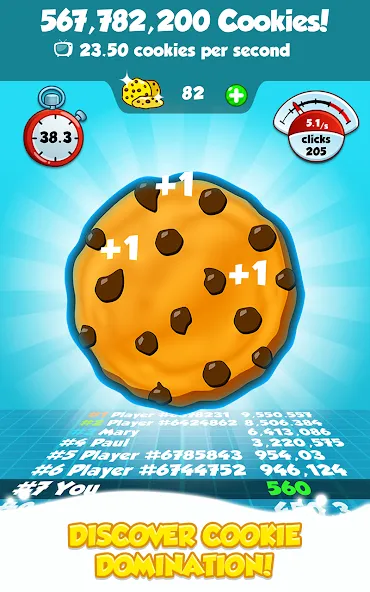 Cookie Clickers 2 (С  2) [МОД: Меню, Бесконечные монеты и Открытые уровни] Screenshot 5