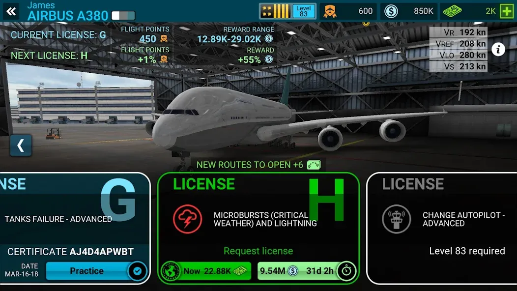 Airline Commander: Flight Game (ЭЙРЛАЙН КОМАНДЕР) [МОД: Все открыто, Дополнительные деньги и Меню MOD] Screenshot 4