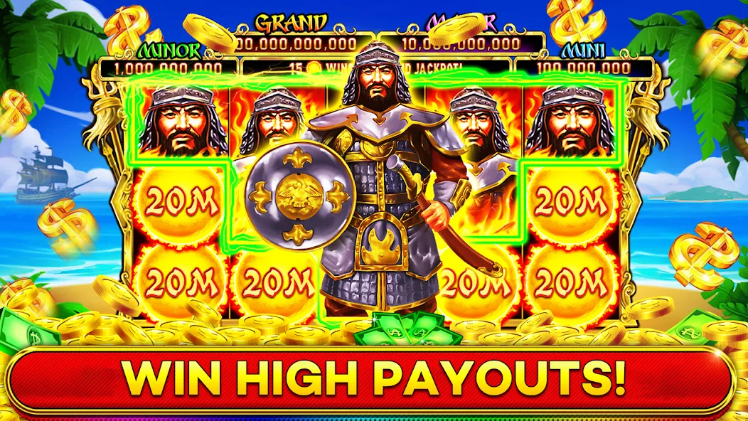 Jackpot Boom Casino Slot Games (Джекпот Бум Казино Игры на Слотмашинах) [МОД: Много денег, Монет и Все открыто] Screenshot 2