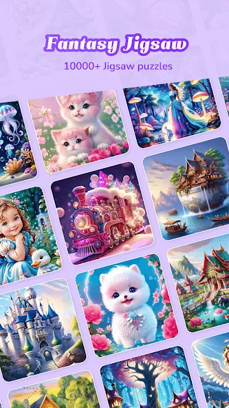 Fantasy Jigsaw - HD Puzzle (Фэнтези Пазл) [МОД: Все открыто, Дополнительные деньги и Меню MOD] Screenshot 1