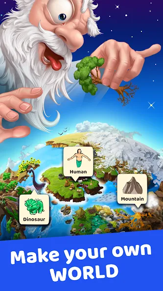Doodle God: Infinite Alchemy (Дудл Год) [МОД: Все открыто, Дополнительные деньги и Меню MOD] Screenshot 1