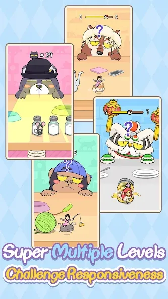 Cat Escape! Infinity！ [МОД: Меню, Бесконечные монеты и Открытые уровни] Screenshot 2